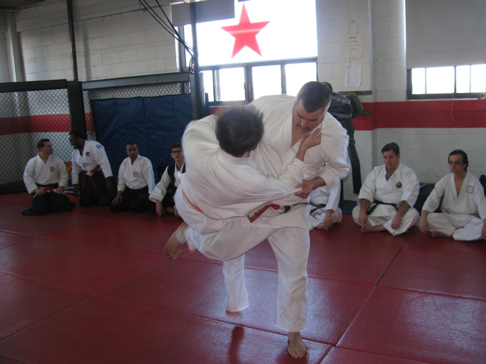 Shihan Hunter Performs A Judo Presentation